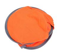 SPYMINNPOO Protector de Cuello de Casco Naranja Duradero con Tira Reflectante para Trabajadores Nocturnos, Protección Solar Al Aire Libre