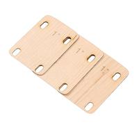 SPYMINNPOO Protector de Madera de Arce Premium para Cuello de Guitarra Eléctrica para una Calidad de Sonido Más Clara y una Vida útil Prolongada, Paquete de 3 Accesorios de Guitarra para Varios (3