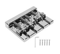 SPYMINNPOO Puente para bajo HiMass de 4 Cuerdas, Espaciado entre Cuerdas de Aleación de Zinc de 0,75 Pulgadas, para un Tono Rico y Sostenido Mejorado