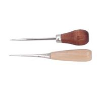 SPYMINNPOO Punzón de Cuero Herramienta de Ahorro de Esfuerzo Punzón Multifunción para Zapatos de Cuero, 8 Piezas Ergonómico de Acero Inoxidable para Costura de Ropa, Punzonado Artesanal