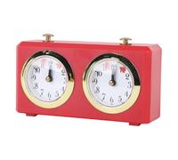 SPYMINNPOO Reloj de Ajedrez Analógico Vintage Mecánico con Cuerda para Competiciones Weiqi Diseño Retro Clásico para Todos los Niveles de Jugadores Material ABS (#2)