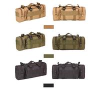 SPYMINNPOO Riñoneras Militares, Tela Oxford Impermeable, Múltiples Bolsillos para Senderismo y Acampada Al Aire (Black)