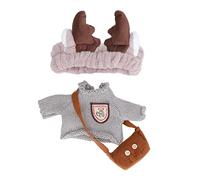 SPYMINNPOO Ropa de Juguete de Peluche de Pato Ropa de Peluche Lavable para Niños, Accesorios de Pato Amarillo DIY Match Cartoon para un Tiempo Feliz Entre e Hijos (Estilo G)