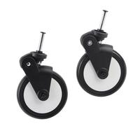 SPYMINNPOO Ruedas de Goma Giratorias de 360 grados para Cochecito con Herramientas, Adecuadas para Cochecito/Yoya/Kiddopotamus (Un par de ruedas delanteras)