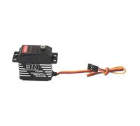 SPYMINNPOO Servomotor RC de 44.1 Lbs, Servo Digital de Alto par Resistente Al Agua, Engranaje de Metal Completo para 1/8 /10/12 RC Coche sobre Orugas Camión Robot Barco, con Bocina (30KG)