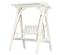 SPYMINNPOO Silla Oscilante para Muñecas, Juguete en Miniatura de Estilo Moderno y Encantador, Ideal para Niños, Fiesta de Cumpleaños, Materiales de Primera Calidad