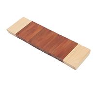 SPYMINNPOO Sonda de Madera con Dientes Orff, Instrumento Musical de Madera Maciza para Niños con Bordes Pulidos a Mano, Seguro y Ecológico, Ayuda a Desarrollar el Ritmo y la Conciencia (Color rojo