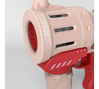 SPYMINNPOO Soplador de Burbujas, Fabricante de Burbujas Automático Eléctrico con Luces de Colores, para Diversión Al Aire para Niños, Requiere 3 Pilas AAA, Ideal para Fiestas y Celebraciones (BLUE)