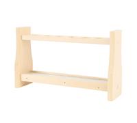 SPYMINNPOO Soporte de Madera para Tubos de Ensayo, Organizador de Tubos de Limpieza Eficiente y Versátil para Experimentos Científicos Diarios, Madera de Pino (18mm)