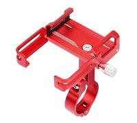 SPYMINNPOO Soporte de Teléfono de Bicicleta de Aleación de Aluminio, Soporte Universal de Motocicletas, Sujetador de Hebilla de Silicona 31.8 Mm Hanezar (Rojo)