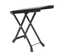 SPYMINNPOO Taburete Ajustable de Metal para Reposapiés de Guitarra para Mejorar la Comodidad de la Práctica, Soporte de Pedal Plegable Antideslizante para Músicos de Todos los Niveles