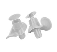 SPYMINNPOO Tapones para los Odos de Natacin, Tapones para los Odos en Espiral de Silicona, para los para Natacin para Nios y Adultos Que Nadan (Gris y Blanco