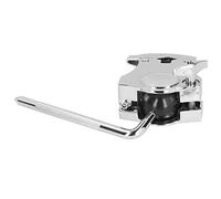 SPYMINNPOO Tom Drum Rack Mount Bracket Galvanizado en Plata Duradero para Drum Rack Chrome, Accesorios para Instrumentos
