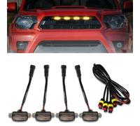 SPYMX Luces LED para Parrilla Delantera de Carreras Ford Ranger T6 T7 T8 2015-2024, Accesorios Exteriores para automóviles.,A Yellow