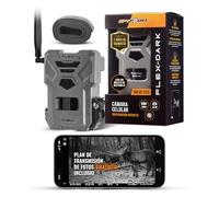 Spypoint Flex-Dark Cámara de rastreo Celular 4G, Fotos 40 MP, Video 1080p con Sonido, visión Nocturna sin Brillo, detección Movimiento 30 m, sin WiFi