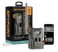 SPYPOINT Flex-M2 Cámara de Caza 4G Doble SIM 32 MP Fototrampeo Nocturna | Cámara de caza 4G multioperador: fotos de 32 MP y vídeos 1080p con sonido enviados al móvil con la app SPYPOINT