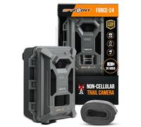 Spypoint FORCE-24 Cámara de rastreo sin Red móvil, Video 2K, Fotos 24 MP, LED de Baja Intensidad, visión Nocturna, detección de Movimiento 21 m, cámara para Caza