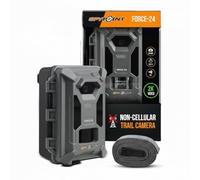 SPYPOINT Force-24MP - Cámara de rastreo no celular de video 2K, rango de detección de 70 pies con tarjeta de memoria de 32 GB y lector de tarjetas (3 artículos)