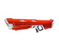 Spyra Three™ Pistola de agua eléctrica, carga automática, 3 modos de juego, disparo LED y indicador de batería, alcance de 15 m, juguete de verano premium (rojo)