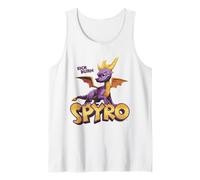Spyro Sick Burn Vintage Purple Dragon with Logo Video Game Camiseta sin Mangas