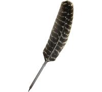 SpyShop Bolígrafo de tinta de pluma de estilo clásico para niños, fuente natural de búho para decoración y escritura a mano, regalo