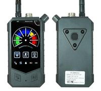 SpyTerminator - Detector de microespías AI escaneo hasta 8,6 GHz para micrófonos GSM/5G, cámaras wifi y localizadores GPS, pantalla digital, 8 h autonomía