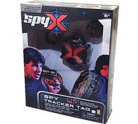 SpyX - Etiqueta de Seguimiento para niños - Ataca, Protege y Encuentra Tus Dispositivos para Divertidas misiones de espía - Incluye 2 Etiquetas espías - Cuenta con Modos de reproducción de Alarma y