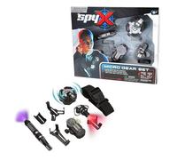 SpyX Micro Gear Set para niños, vigilancia móvil con microherramientas para misiones de Espionaje Divertidas, Incluye cinturón de Utilidad, luz para los oídos, bolígrafo de Tinta Invisible, oyente,
