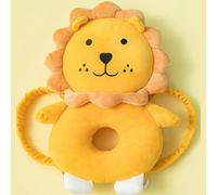 SQAQS Protector de Cabeza de Bebé, Almohada Protección para la Cabeza del Bebe, Protección Bebé, Ajustable Safety Helmets Gorra Protectora para Bebé Edad 4-24 Meses(León)