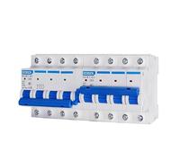 SQIANKUN Diferencial Rearmable 1 Interruptor de Transferencia Manual Doble Potencia MTS, 1P, 2P, 3P, 4P, minidisyuntor Enclavamiento, CA 6A-125A, 50Hz(4P Plus 4P,100A)