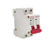SQIANKUN Diferencial Rearmable Disyuntor DC500V DZ47 2P, Interruptor de protección contra sobrecarga, 10 A, 16, 20, 25, 32, 40, 63, MCB CC(DC500V 50A)