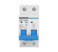 SQIANKUN Diferencial Rearmable Disyuntor de CC 24 V, 36, 48, 60 y 72 Interruptor protección Circuito 63 A, 80, 100 125 Encendido(2P,40A)