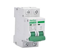 SQIANKUN Diferencial Rearmable Disyuntor de CC MCB 500 V 1000 16 A 32 40 63 2 Polos Protector Interruptor(2P DC500V,40A)