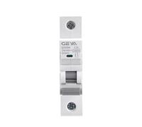 SQIANKUN Diferencial Rearmable Disyuntor MCB 10KA 1P 2P 3P 4P 6A 10A 16A 20A 25A 32A 40A 50A 63A 230V 400V Curva C(1 Pole C Curve,6A)