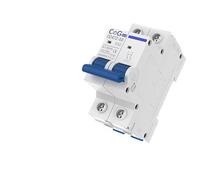 SQIANKUN Diferencial Rearmable Disyuntor MCB 2P 10A 16A 20A 25A 32A 40A 50A 63A DZ47Z 500V/1000V, Interruptor de desconexión CC for Montaje en riel DIN(2P 500V,32A)