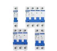 SQIANKUN Diferencial Rearmable Disyuntor MCB DZ47-63 1P 2P 3P 4P 6A-63A CA 230 V/400 V Tipo C, Protector de sobrecarga, Capacidad Corte riel, Interruptor Aire(2P,25A)