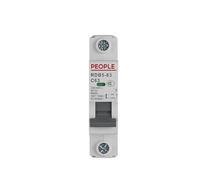 SQIANKUN Diferencial Rearmable Disyuntor Miniatura MCB 1P 2P 3P 4P 10A-63A 400V Tipo riel DIN Protector contra sobrecarga y Cortocircuito(1,16a)