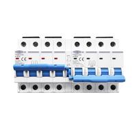 SQIANKUN Diferencial Rearmable Interruptor de Transferencia Manual Doble Potencia 4P Plus DC MTS, disyuntor MCB for Sistema fotovoltaico(63A)
