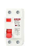 SQIANKUN Diferencial Rearmable Interruptor diferencial Tipo A 2P 32A 10/30/100/300 mA RCCB RCD ELCB de Corriente Residual electromagnética Seguridad(2P 30mA,6A)