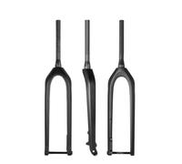 SQIANKUN MTB Horquilla Horquilla de Carbono for Bicicleta de montaña rígida de 27,5" o 29" con neumáticos cónicos MAX 3.0 de 15 x 110 mm y 1-1/8" a 1-1/2" Horquillas para Bicicletas(29er Matt Black)