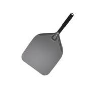 SQIANKUN Pala Pizza Pala for pizza de 12, 13 y 14 pulgadas, mango largo, súper suave, ligera, for voltear pizzas, accesorios for horno exterior, pala for antiadherente(Black 14inch 64cm)