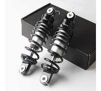 SQIFBA Amortiguador Choque Motocicleta Accesorios para Motocicleta, Amortiguador Trasero De 235mm CNC para NIU U1/U+/US Amortiguador Suspensión(Plata)