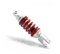 SQIFBA Amortiguador Choque Motocicleta Amortiguador Trasero Ajustable Universal para Motocicleta De 265MM, Mezcla De Aceite Y Gas, Suspensión Trasera Amortiguador Suspensión(Rojo)