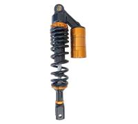 SQIFBA Amortiguador Choque Motocicleta Universal 1 Uds 280mm A 320mm Amortiguador para Moto Suspensión Trasera para Motor Scooter ATV Quad Amortiguador Suspensión(Gold Black U)