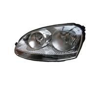 SQIFBA Cubierta Lente Faro Para VW Para Jetta Para Sagitar MK5 2006-2011 Parachoques Delantero Del Coche Faro Delantero Lámpara De Señal Luz De Conducción Carcasa Faro Coche(9 pin,Black Left)