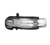 SQIFBA Intermitentes Laterales LED 1/2 Piezas Luz Señal Giro Espejo Trasero para Mercedes Clase C W203 2004-2007 C160 C180 C200 C220 C230 C240 C270 C280 C320 C350 C55 Señal Giro Coche(Izquierda)