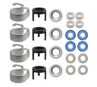 SQIFBA Inyector de Combustible Kit De Reparación De Juntas Tóricas para Inyectores Combustible 4 Unidades para VW para Jetta para GLI para GTI 1.8 2.0T 06h998907 Boquilla inyector