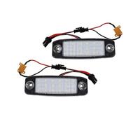 SQIFBA Montaje de luces traseras Accesorios Coche Lámpara Marco Número Luz Matrícula Coche 18LED Con Resistencia Para Kia Para Sportage 2011 2012 2013 Piloto posterior(2 Piece)
