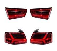 SQIFBA Montaje de luces traseras Luz Trasera LED Que Fluye Para A6 C7 Versión De Gama Alta 2016 2017 2018 4 Uds Luces De Posición De Lámpara Trasera Con Bombillas De Coche Piloto posterior