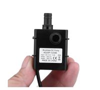 SQING Minibomba de agua impermeable de 12 V, 5 W, 240 L/H, CC sin escobillas, membrana, sumergible, automática, for fuente y acuario.